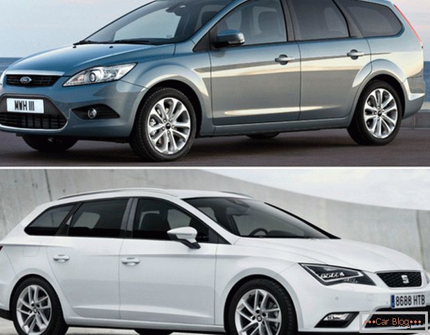 Comparación de Ford Focus Wagon y Seat Leon ST FR