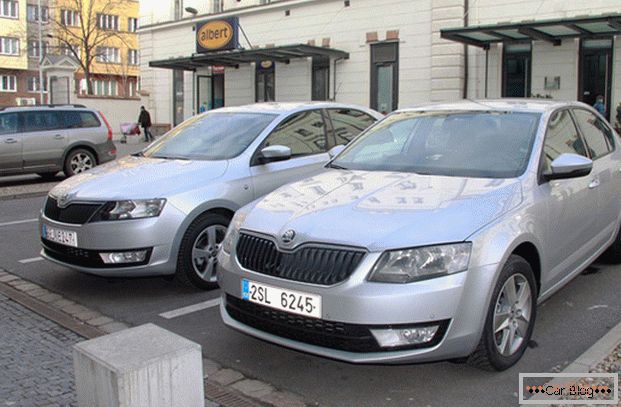 Skoda Octavia y Rapid - оба автомобиля заслужили доверие российских водителей