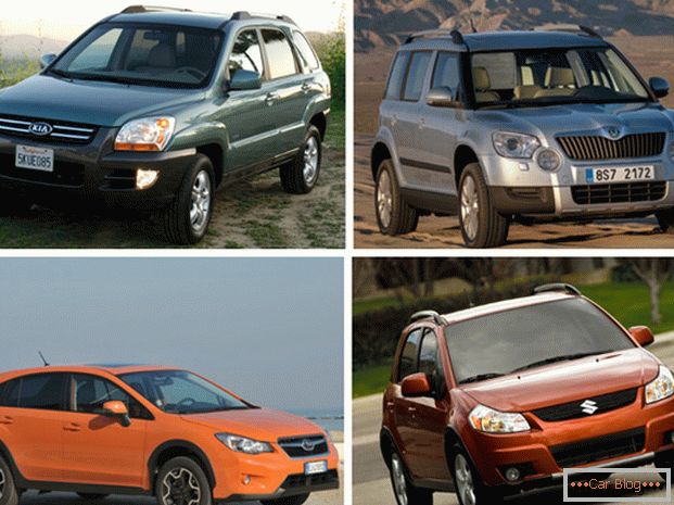 Compare Skoda Yeti, Kia Sportage, Subaru XV y Suzuki SX4