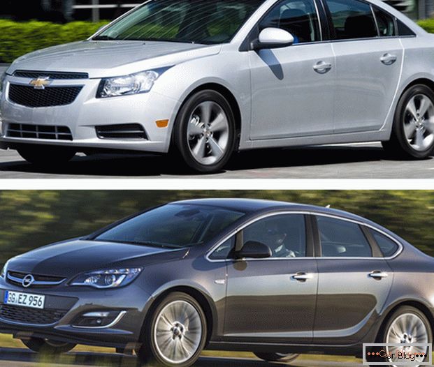 Los autos Chevrolet Cruze u Opel Astra son competidores de larga data en el mercado automotriz