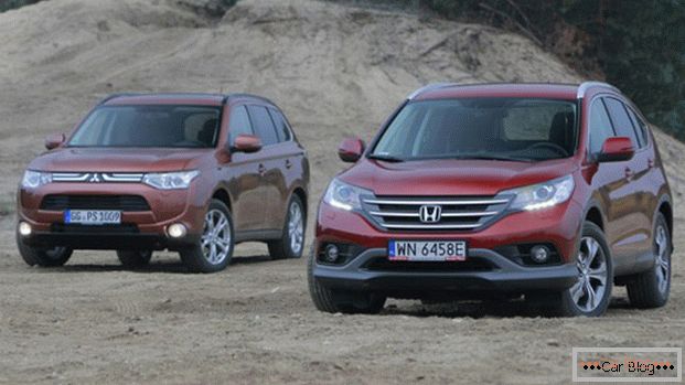 Mitsubishi Outlander y Honda CR-V: automóviles que pueden presumir de una considerable popularidad entre los SUV