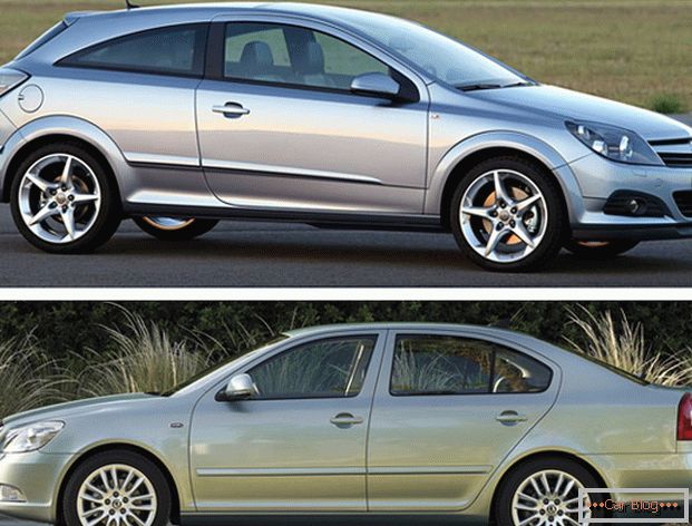 Сравнение двух европейских авто - Opel Astra y Skoda Octavia