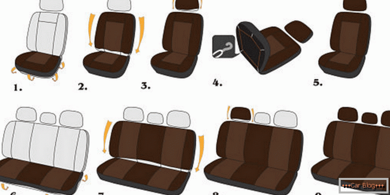 cómo usar fundas de asiento de coche