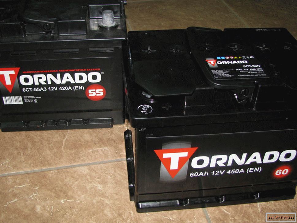 Tipo de batería de tornado de plomo