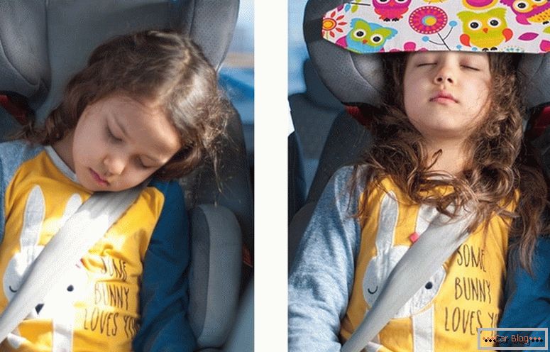 venda para dormir bebe en el carro