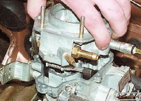 Instalación del carburador VAZ 2108