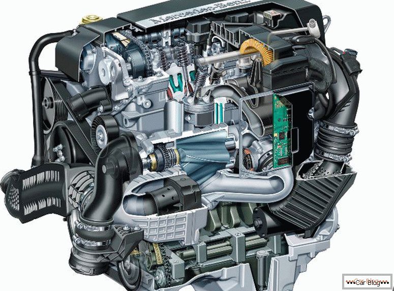Motor de gasolina Mercedes-Benz W203