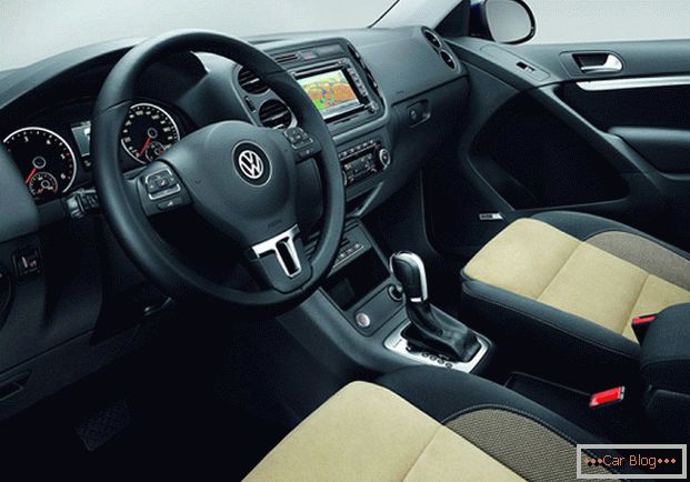Dentro del Volkswagen Tiguan