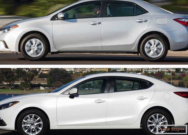 Mazda 3 y Toyota Corolla: ambos autos cuentan con características positivas