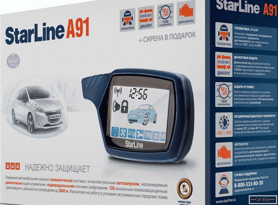 Alarma de coche Starline A91