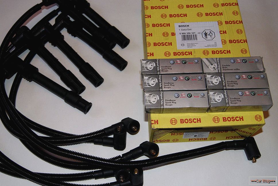 Cables de alta tensión Bosch.