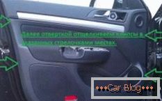¿Cómo es la eliminación de la guarnición de la puerta del conductor en un coche extranjero