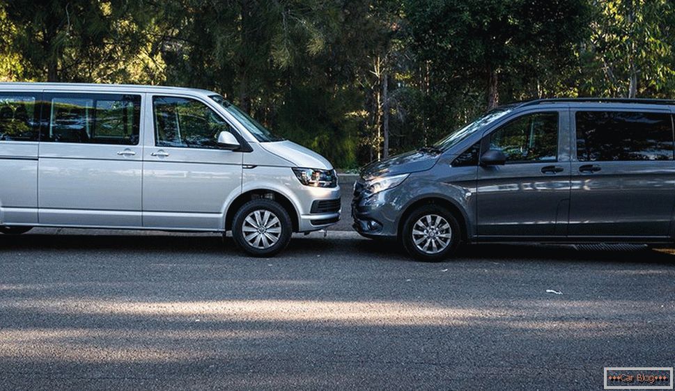 Qué minivan elegir: Mercedes-Benz Vito o Volkswagen Transporter T5