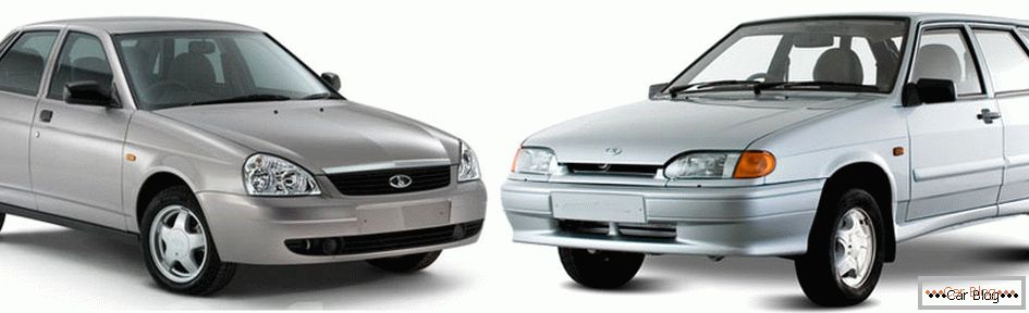 Comparación de coches: VAZ-2114 y Lada Priora