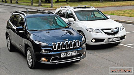 Comparacion Jeep Cherokee y Acura RDX