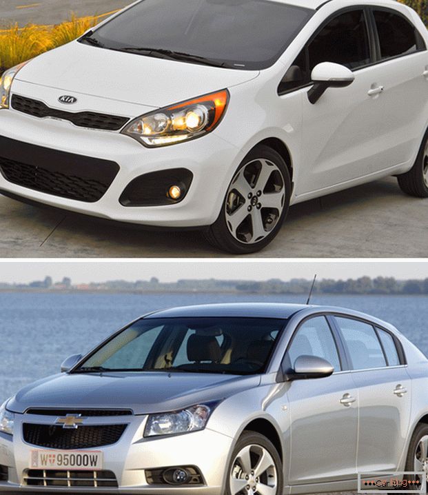 Kia Rio y Chevrolet Cruze - какой же sedan лучше?