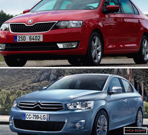 Comparación de coches Skoda Rapid y Citroen S-Elise