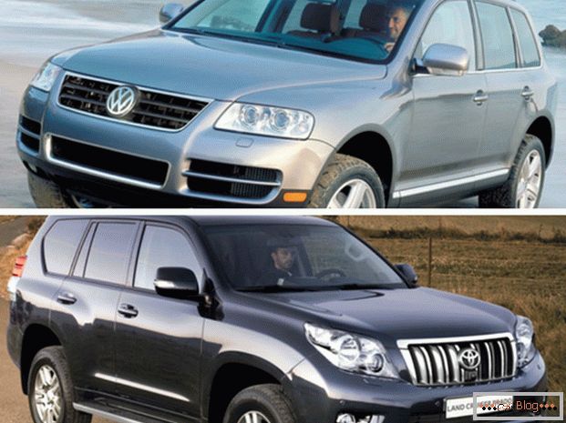 Comparando Volkswagen Touareg y Toyota Land Cruiser Prado
