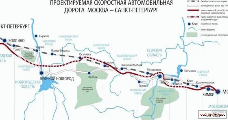 ¿Cómo es la carretera de peaje Moscú - San Petersburgo?
