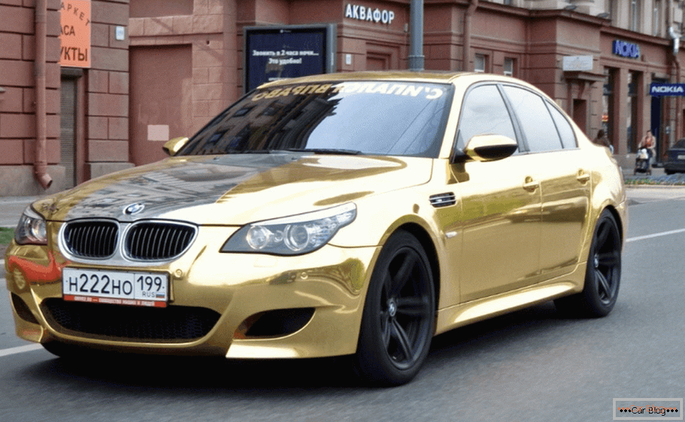 Oro deportivo BMW serie 5