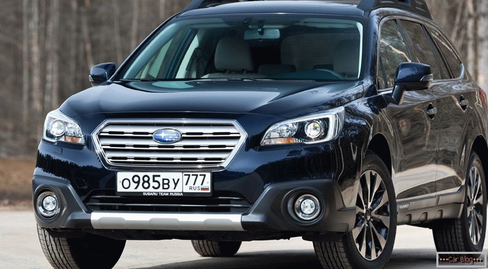Японцы в апреле привезут в Россию новый Outback universal de Subaru 2016